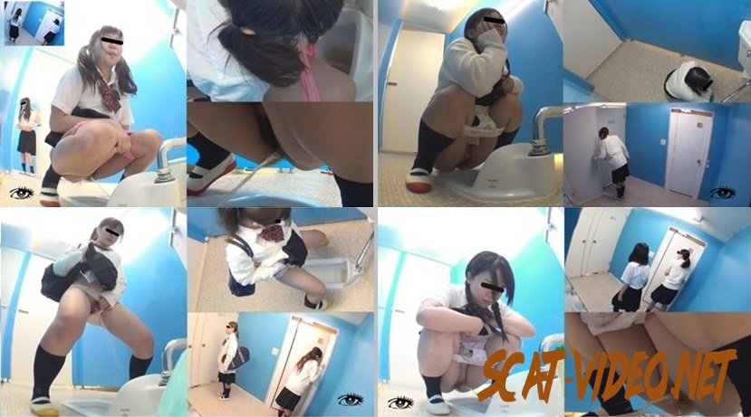 JD-03 Schoolgirlfriends friendly peeing at staff's toilet and caught on multiview hidden cam (2018) [FullHD/216.0152_JD-03_1]